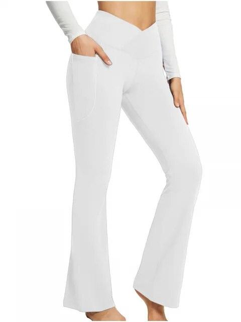 Legging évasé avec poches latérales