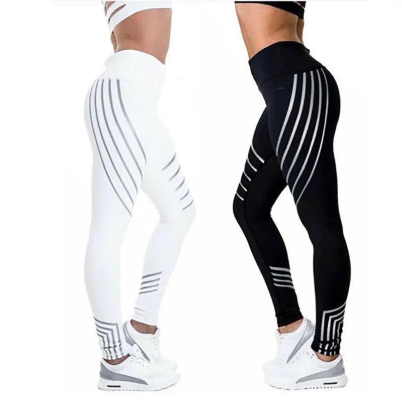 Kaminsky High Elastic Shine Workout Pants ENVYWEAR