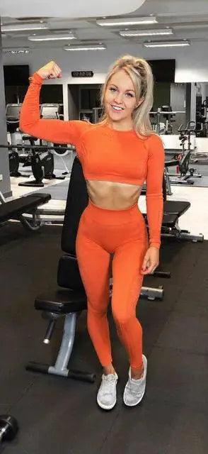 Ensembles de sueur sans couture pour femmes