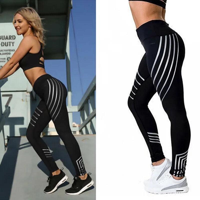 Kaminsky High Elastic Shine Workout Pants