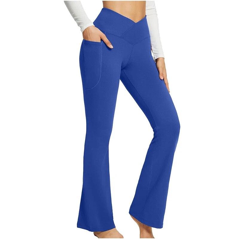 Legging évasé avec poches latérales