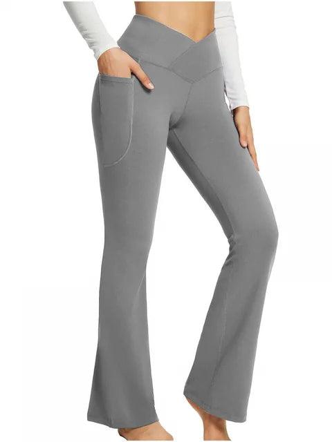 Legging évasé avec poches latérales