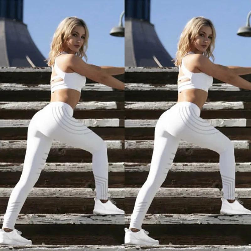 Kaminsky High Elastic Shine Workout Pants