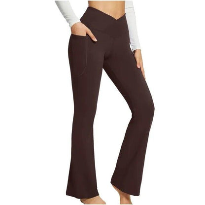 Legging évasé avec poches latérales