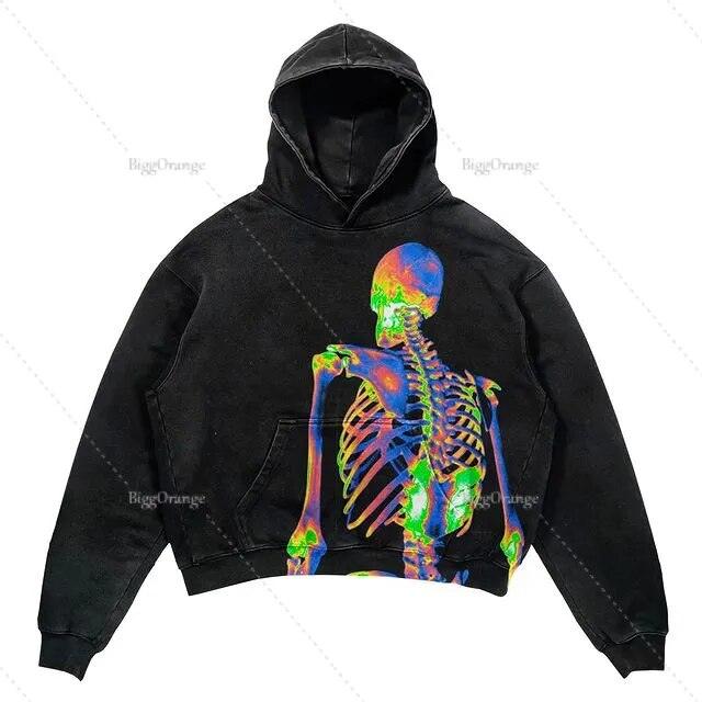 Punk Wind Ninja Printed Hoodies - ENVYWEAR