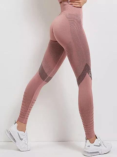 Women's High Waist Leggings with Enhanced - ENVYWEAR