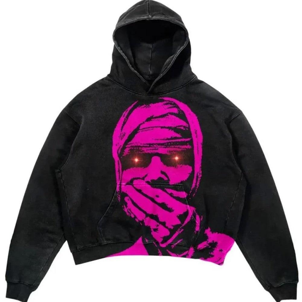 Punk Wind Ninja Printed Hoodies - ENVYWEAR