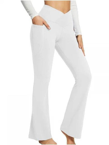 Legging évasé avec poches latérales