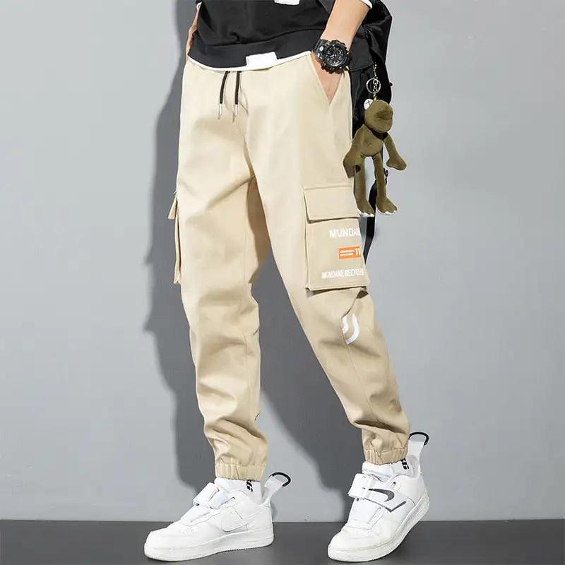 Black Cargo Pants Men - ENVYWEAR