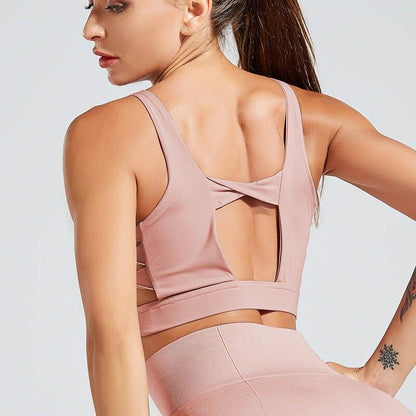 Soutien-gorge de sport respirant et résistant aux chocs