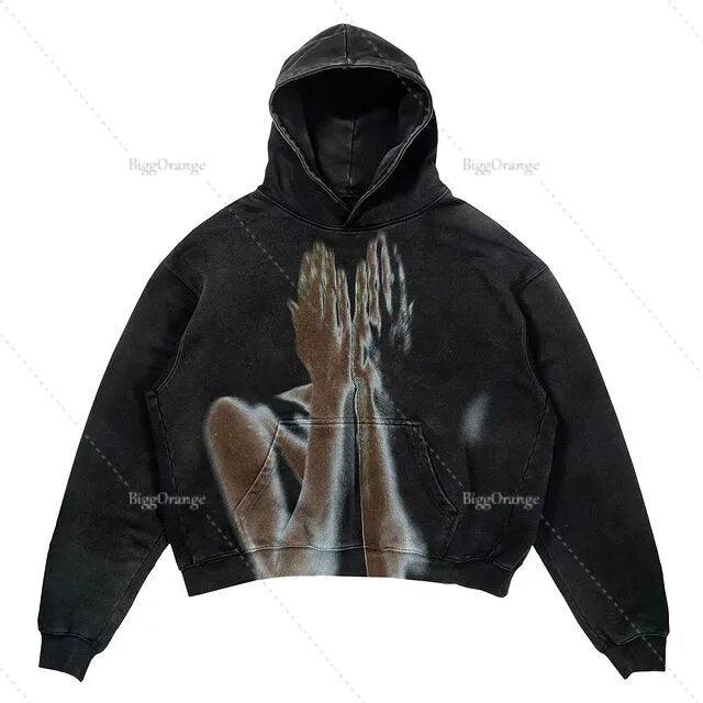 Punk Wind Ninja Printed Hoodies - ENVYWEAR
