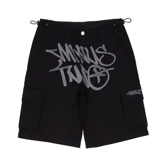 Y2k Shorts Hip Hop Denim Gym Shorts - ENVYWEAR