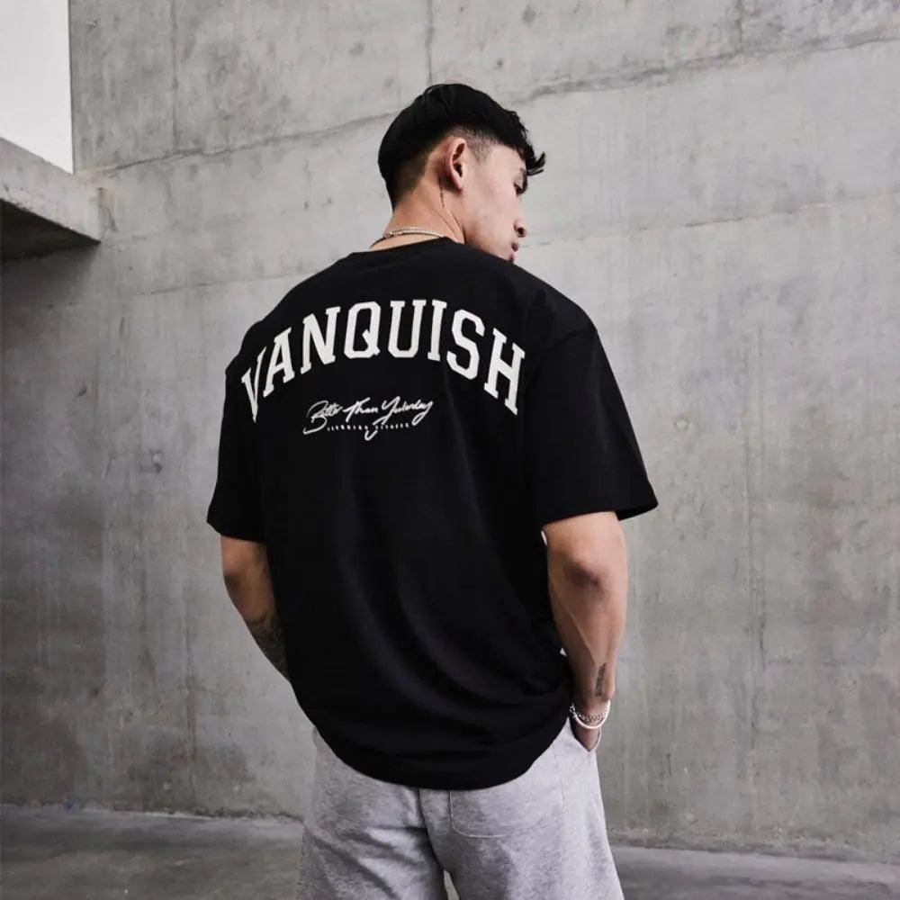 "VANQUISH" Men's Gym T-Shirt - ENVYWEAR