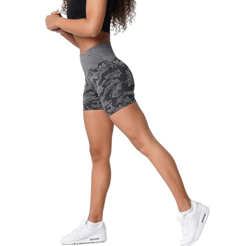 Camo Seamless Shorts - ENVYWEAR