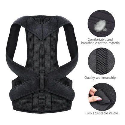 Support de clavicule pour attelle de posture arrière