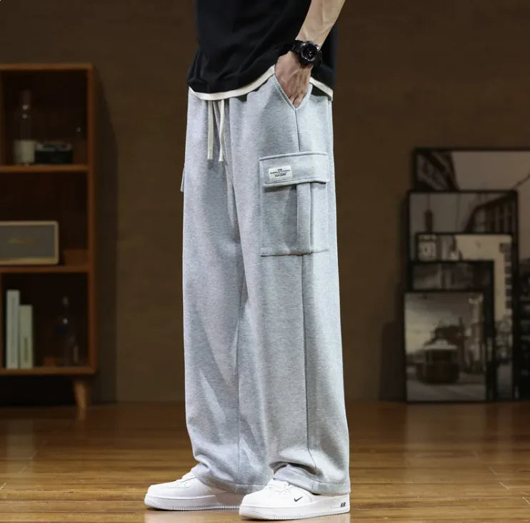 Pantalon cargo coupe ample