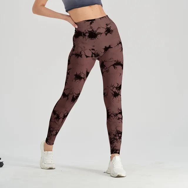 Seamless Tie Dye Leggings - ENVYWEAR