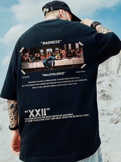 T-shirts oversize - Imprimé La Cène