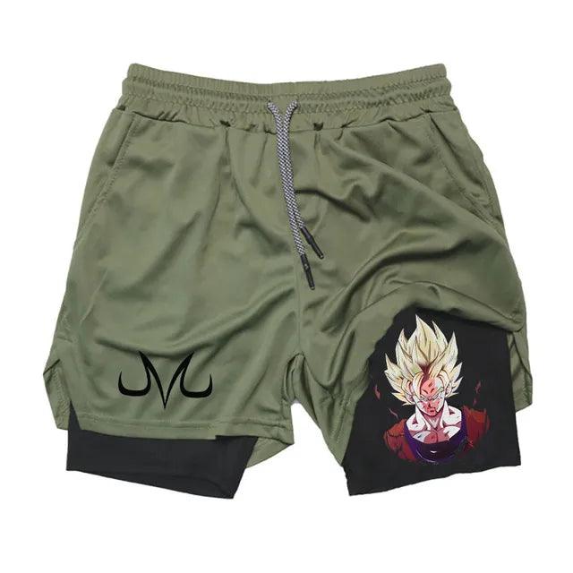 Anime Shorts Hommes Fitness Gym Formation