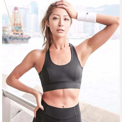 Soutien-gorge de sport à bretelles blanches, sous-vêtements de gilet athlétique