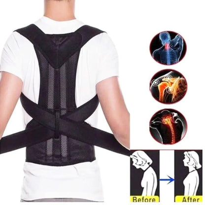 Support de clavicule pour attelle de posture arrière