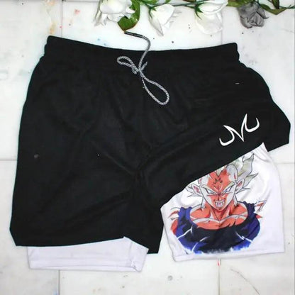 Anime Shorts Hommes Fitness Gym Formation