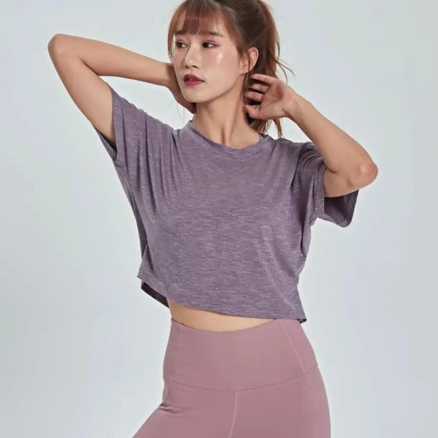 Open Back Sports Blouse: Breathable Gym Tank - ENVYWEAR
