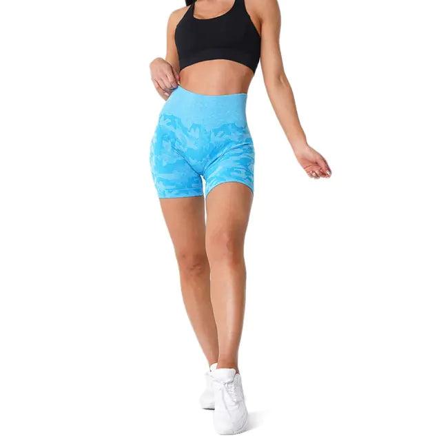 Camo Seamless Shorts - ENVYWEAR