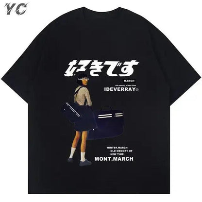T-shirt surdimensionné pour hommes d’été