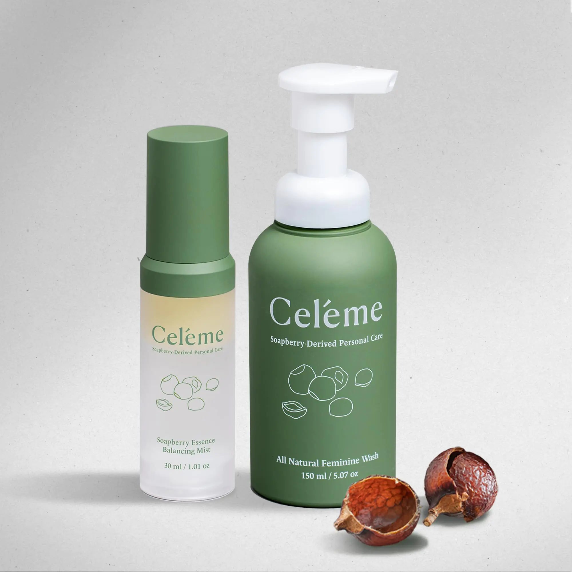 Soapberry Feminine Care Set – 2-Piece Natural Intimate Wellness Kit