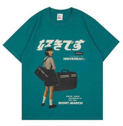 T-shirt surdimensionné pour hommes d’été