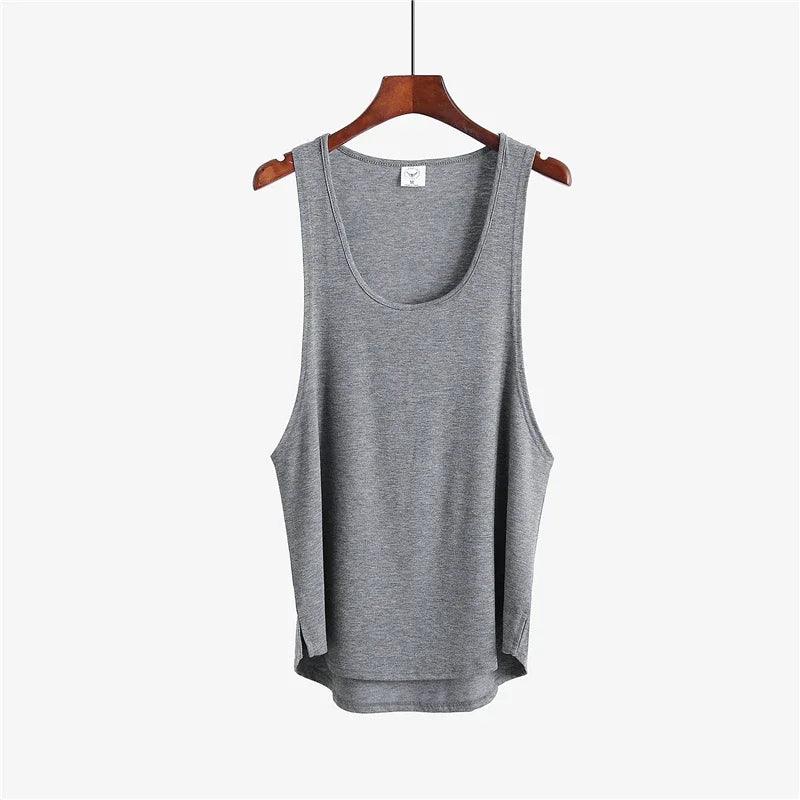 Fitness clothing blank sleeveless tank top - ENVYWEAR