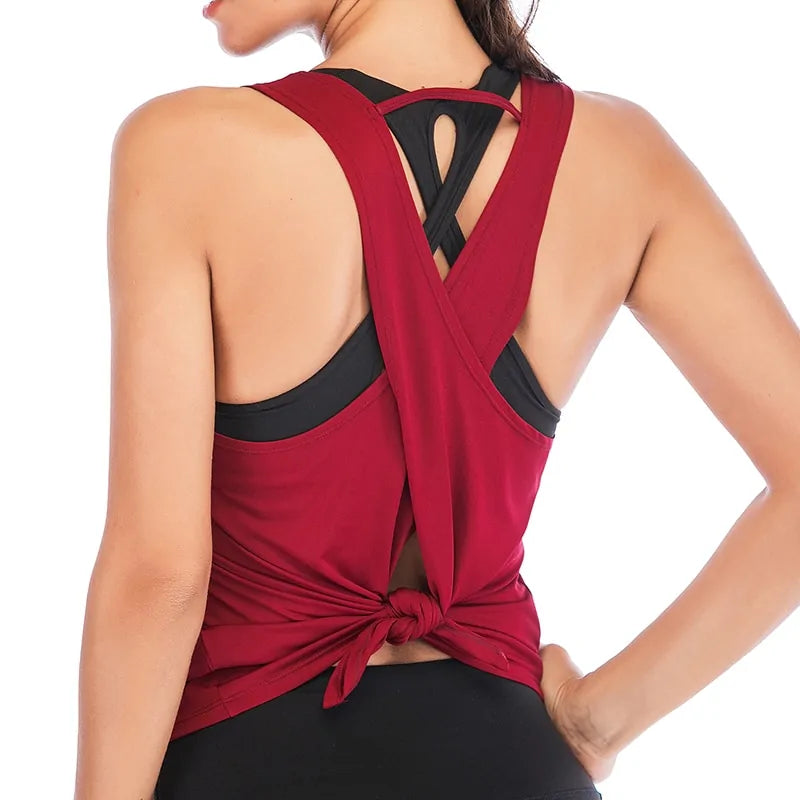 Yoga Vest Sport Tank Top - ENVYWEAR