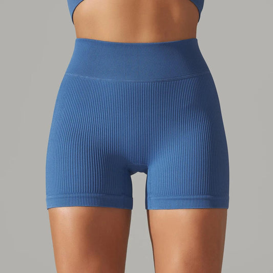 Short de yoga taille haute sans couture