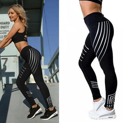 Kaminsky High Elastic Shine Workout Pants
