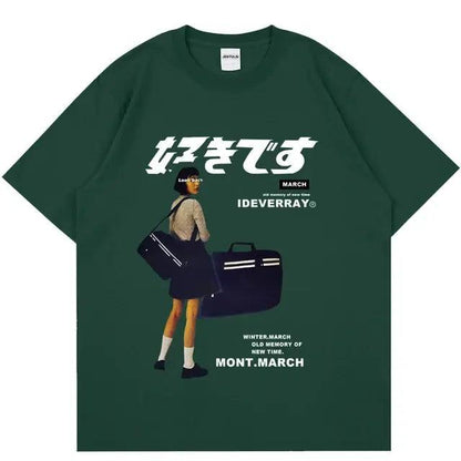 T-shirt surdimensionné pour hommes d’été