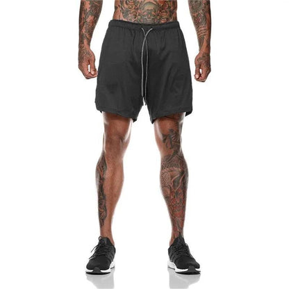 Shorts de fitness pour hommes : shorts de sport en maille respirante à séchage rapide