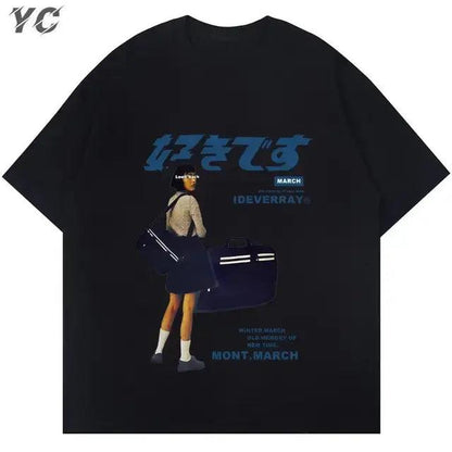T-shirt surdimensionné pour hommes d’été