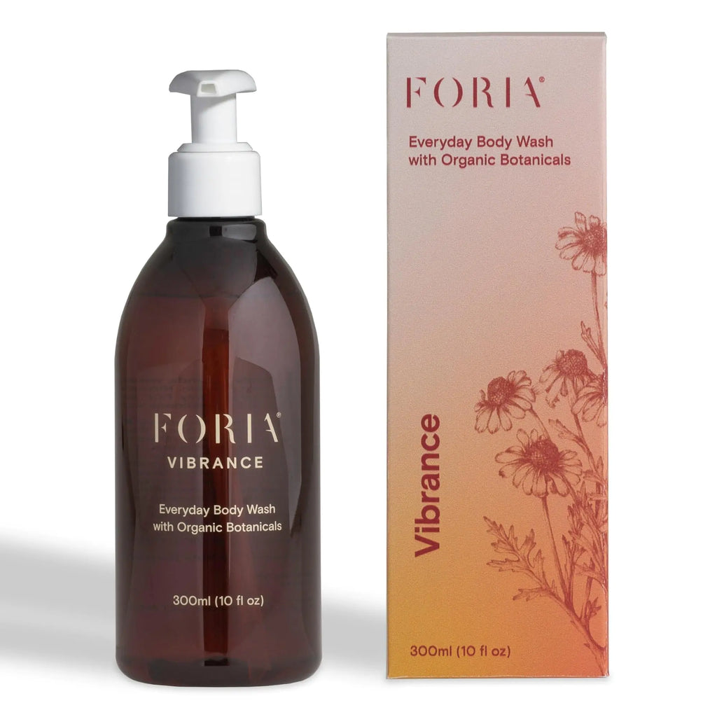 FORIA Everyday Organic Body & Feminine Wash – pH-Balanced, Fragrance-Free, Probiotic-Rich, Ultra-Hydrating – Gentle for Sensitive Skin, 10 fl oz