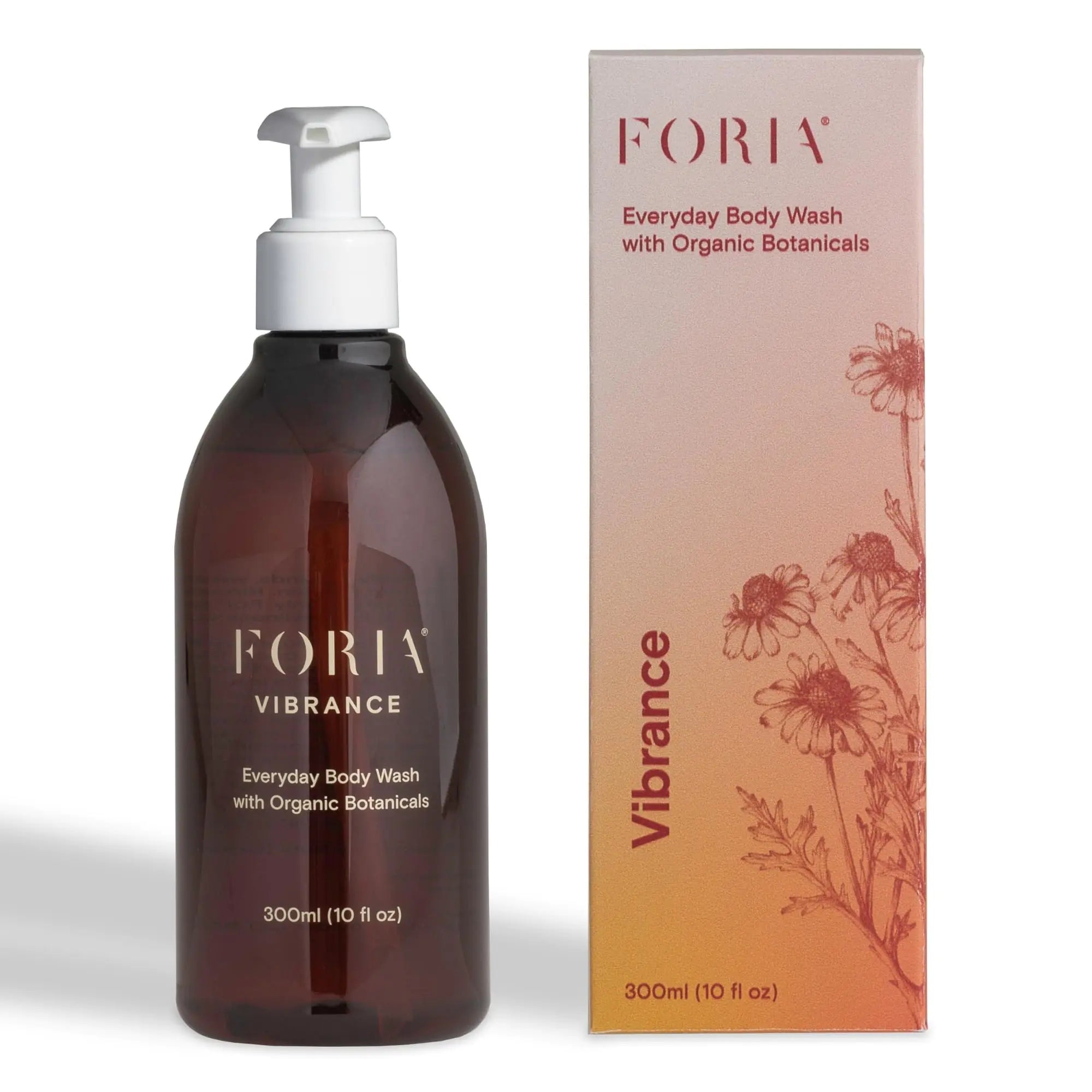 FORIA Everyday Organic Body & Feminine Wash – pH-Balanced, Fragrance-Free, Probiotic-Rich, Ultra-Hydrating – Gentle for Sensitive Skin, 10 fl oz