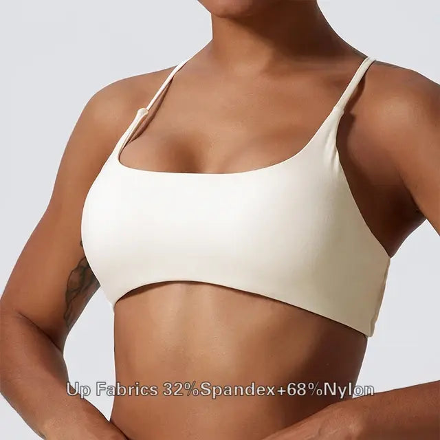 Fitness Back Cross Yoga Bra - ENVYWEAR