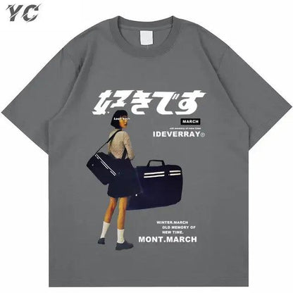 T-shirt surdimensionné pour hommes d’été