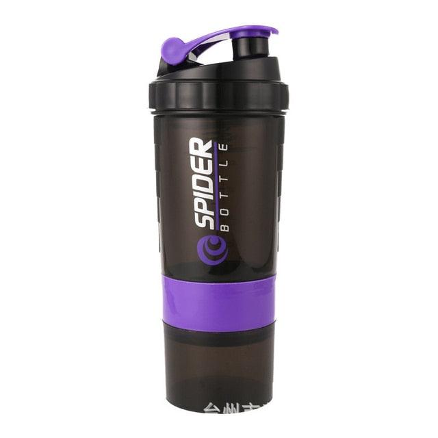 Bouteille shaker à couches