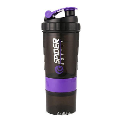 Bouteille shaker à couches