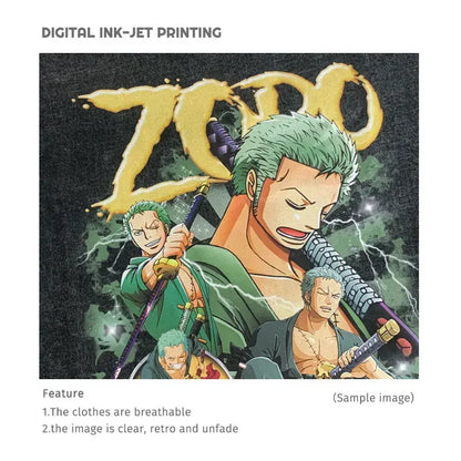 "One Piece" T-shirts Oversized