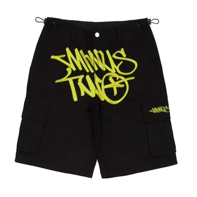 Y2k Shorts Hip Hop Denim Gym Shorts - ENVYWEAR