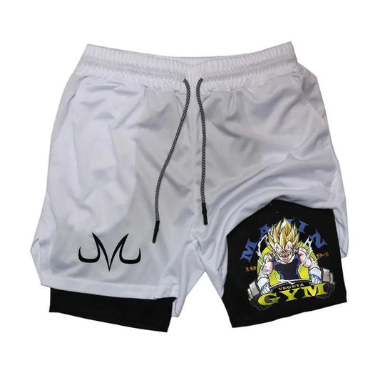 Anime Shorts Hommes Fitness Gym Formation