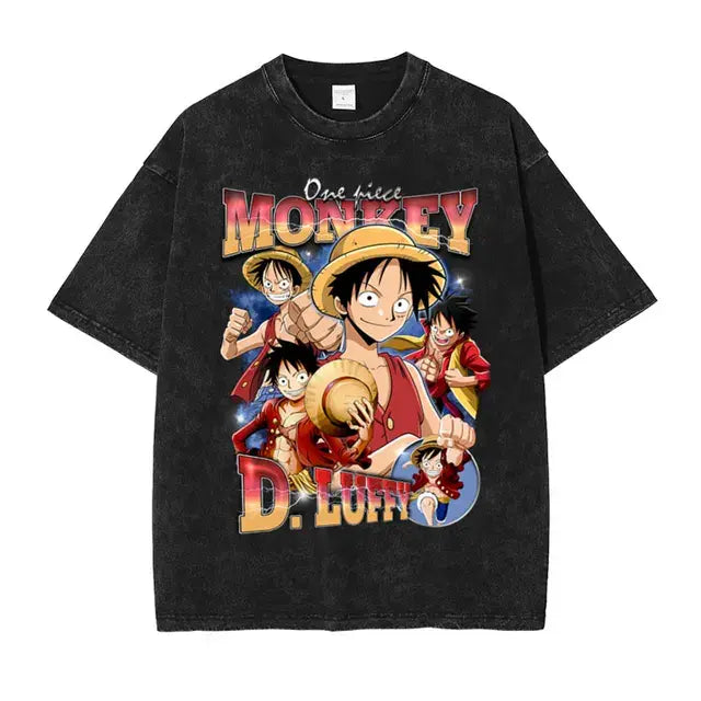 "One Piece" T-shirts Oversized - ENVYWEAR