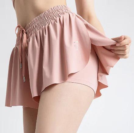 Flowy Running Yoga Workout Shorts - ENVYWEAR