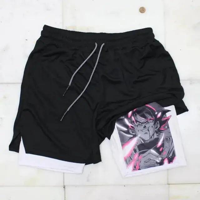 Anime Shorts Hommes Fitness Gym Formation